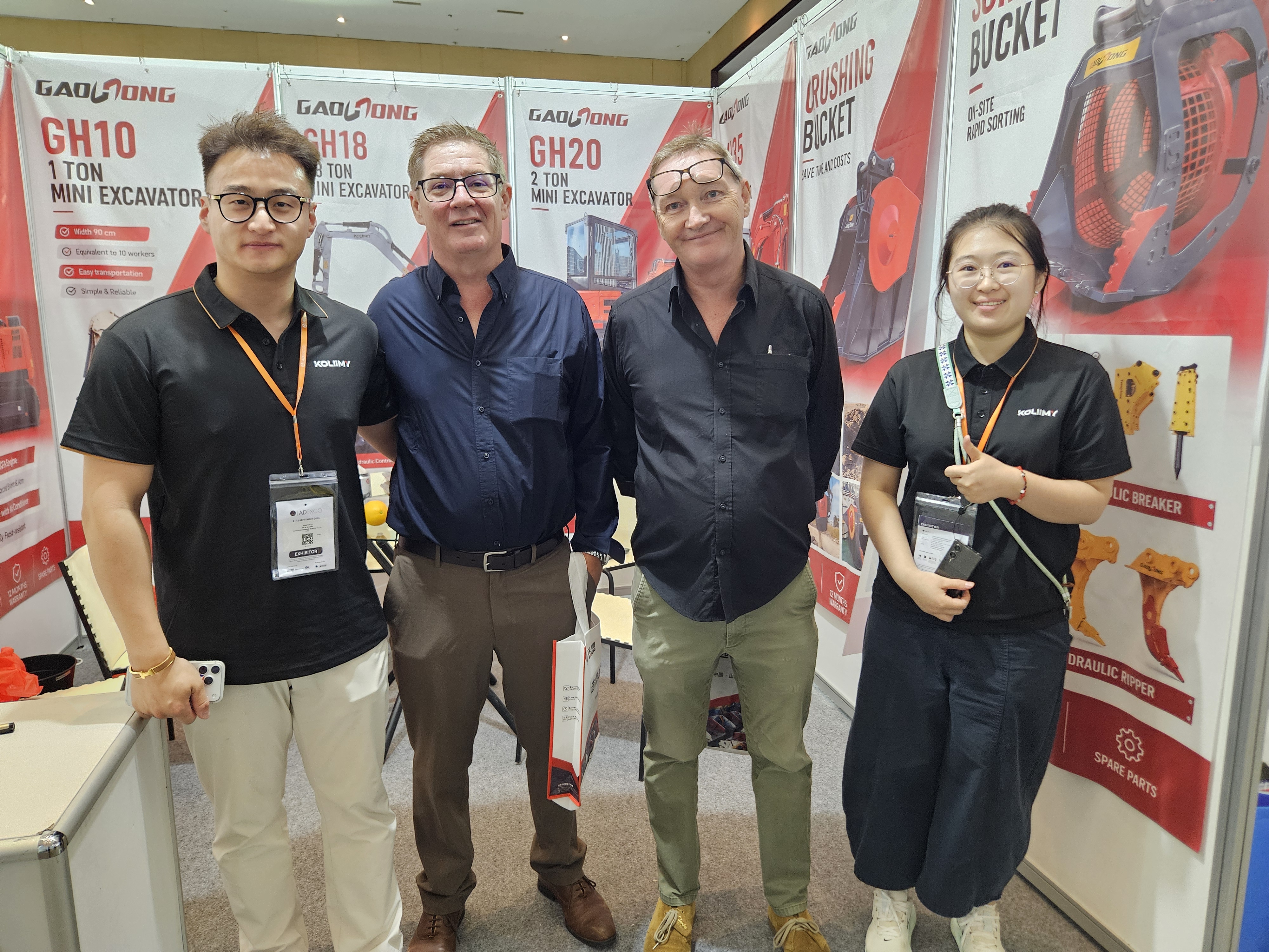 Gaohong Hydraulic Shines at Mining Indonesia Gaohong Hydraulic Shines at Mining Indonesia